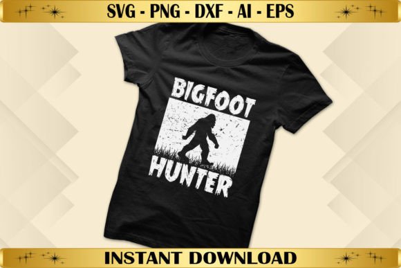 A Crafty Review: Bigfoot Hunter Graphics for T-Shirt Designs