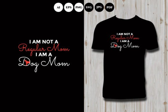A Modern Dog Calligraphy Graphic: Versatility for T-Shirt Designs & Branding