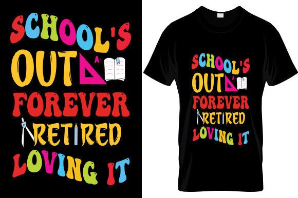 A Veteran Designer's Review: The SCHOOL out FOREVER T-Shirt Graphics