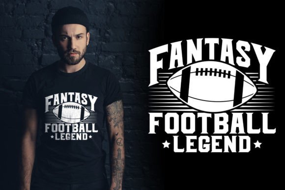 Fantasy Football Legend SVG Graphics for T-Shirt Designs