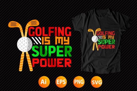 Golf Ball T-shirt Design 43: A Bold Brand Graphics Asset