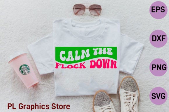 Retro Sassy Flamingo Graphics for T-Shirt Designs
