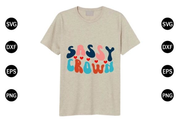 Sassy Crown Graphics: An Elegant T‑Shirt Design Asset for Brand Expression
