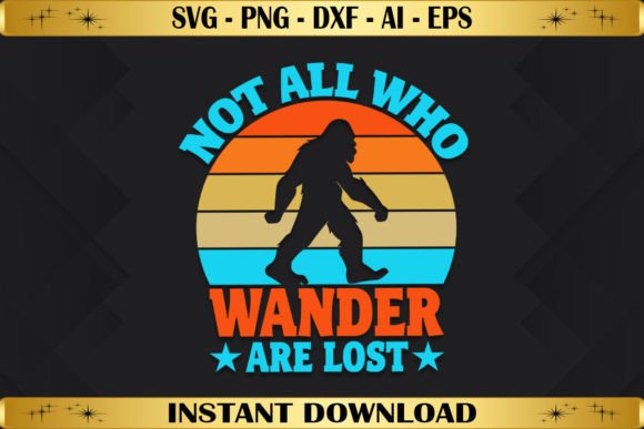 The Bigfoot Design for Wanderers and T-Shirt Graphics