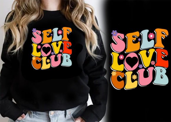Unpacking the Self Love Club Retro T-Shirt Design Graphics